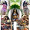 Printed casual sports two-piece set