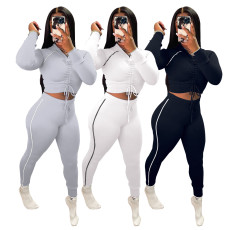 Two sets of hooded long-sleeved trousers