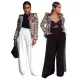 Relaxed vintage pleated casual stretch skirt pants