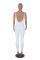 Backless one-piece sleeveless trousers