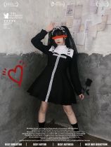 Halloween ghost nun stage costume