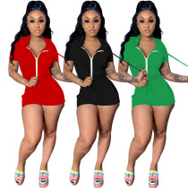 Home sportswear casual street spring and summer multi-color two-piece set in Europe and America
