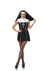 Halloween nun stage dress