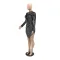 Hot drill irregular dress
