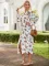 Beach blouse shirt dress