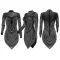 Hot drill irregular dress