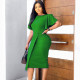 OVERSIZE RUFFLE SLEEVE DRESS  6 COLOR