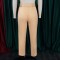 Large high-waisted casual trousers