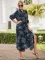 Beach blouse shirt dress