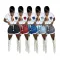 Personality style short sleeve short skirt two-piece set