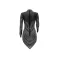 Hot drill irregular dress