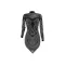 Hot drill irregular dress