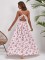 2023 Summer New Chiffon Beach Holiday Strap Dress