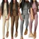 Personalized clean color pit stripe suit