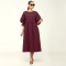 Relaxed flare sleeve casual dress