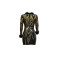 Fashion V-neck sequin buttock wrapped long-sleeved dress