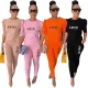 Fashion pocket 5/4 sleeve casual suit