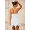 Fashion V-neck sling sleeveless skirt dress