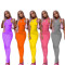 Fashion Off Shoulder Sleeveless Solid Color Dress