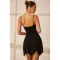 Fashion V-neck sling sleeveless skirt dress