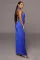 Long neck skirt pleated dress