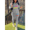 Personalized printing casual fashion sweater two-piece set