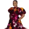 Printed gauze dress