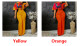 Large print long-sleeved shirt wide leg pants suit