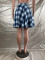 Individualized casual printed irregular skirt
