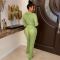 Sexy women's bright face folding solid color shirt collar suit