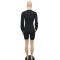 Solid casual suit in three colors