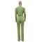 Sexy women's bright face folding solid color shirt collar suit