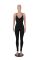 Casual yoga jumpsuit with suspender, back and chest pad