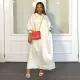 New long-sleeved oversized dress Polo neck dress loose dress