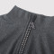 Fashion brick zipper jumpsuit
