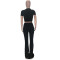 Fashion casual flare pants T-shirt two-piece set
