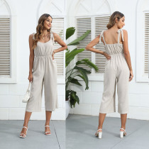 Sexy sleeveless sling jumpsuit