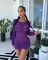 Sexy fashion cut-out ice silk dress