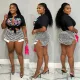 Large sexy fashion large high waist shorts