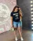 Cotton printed T-shirt