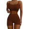Fashion casual open-waist sling two-piece set