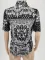 Fashion cashew flower print casual loose shirt top