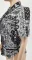Fashion cashew flower print casual loose shirt top