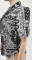 Fashion cashew flower print casual loose shirt top