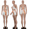 New sports casual suspender backless two-piece set