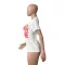 Cotton letter-printed round neck short-sleeved T-shirt