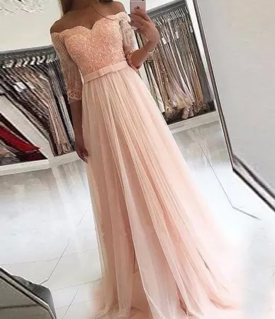 Sexy one-line neck raglan sleeve dress