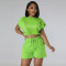 Short sleeve T-shirt sports casual shorts two-piece set