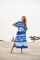 Halo dyed pattern holiday bikini robe beach skirt