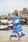 Halo dyed pattern holiday bikini robe beach skirt